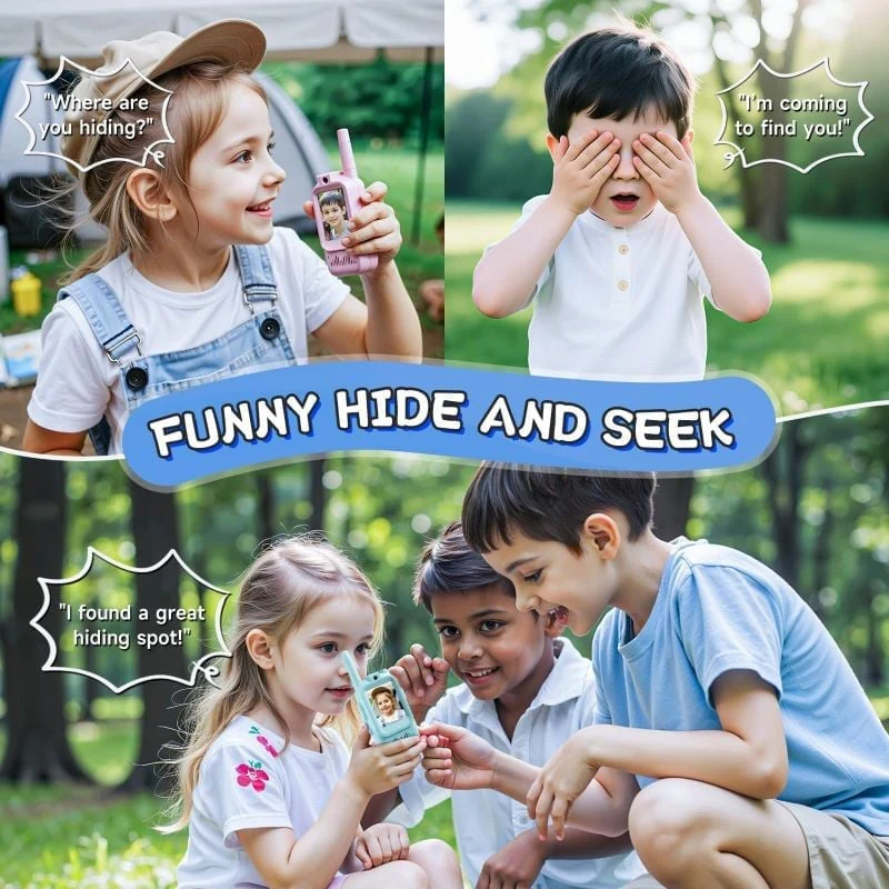 Rechargeable Video Walkie Talkies for Kids - Image 2
