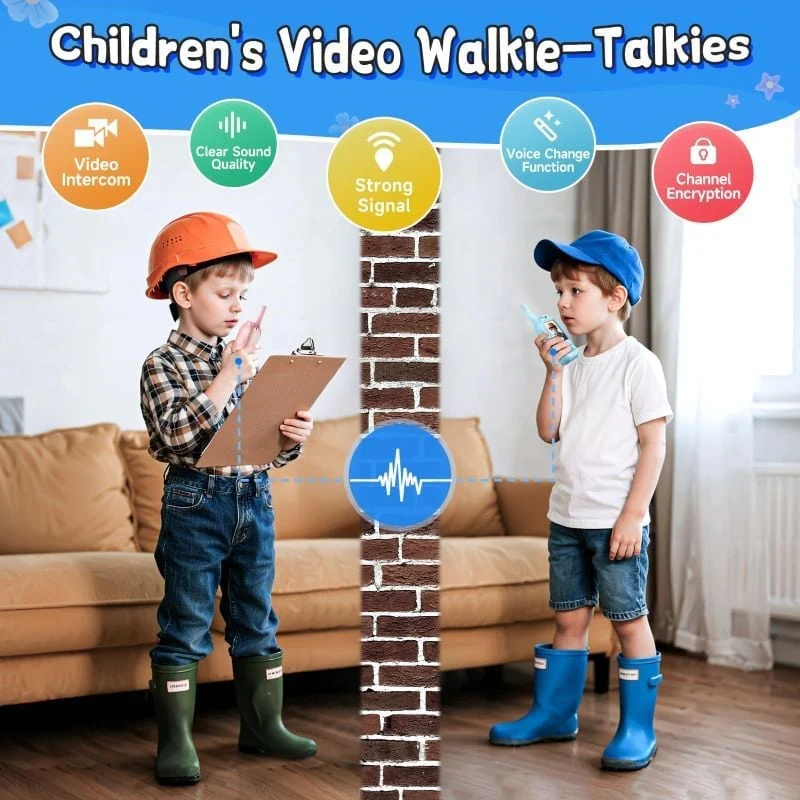 Rechargeable Video Walkie Talkies for Kids - Image 3