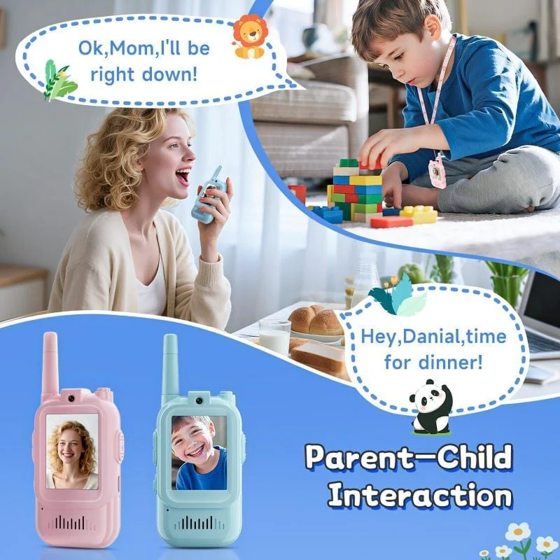 Rechargeable Video Walkie Talkies for Kids - Image 4