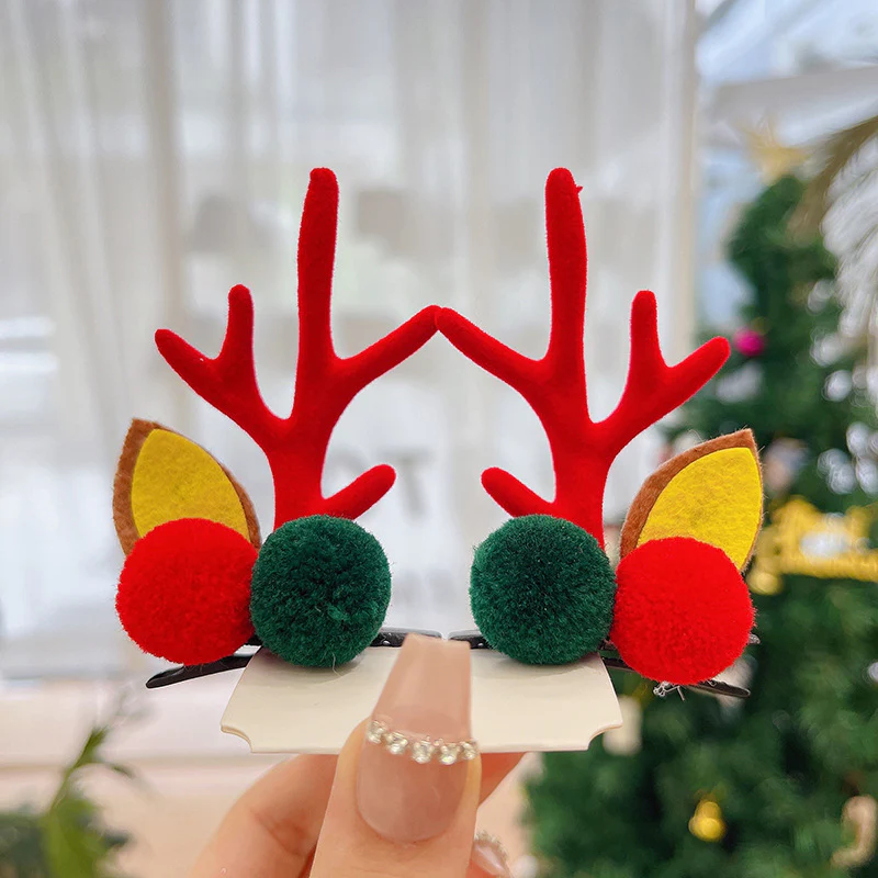 Reindeer Antlers Xmas Hair Clip - Image 10