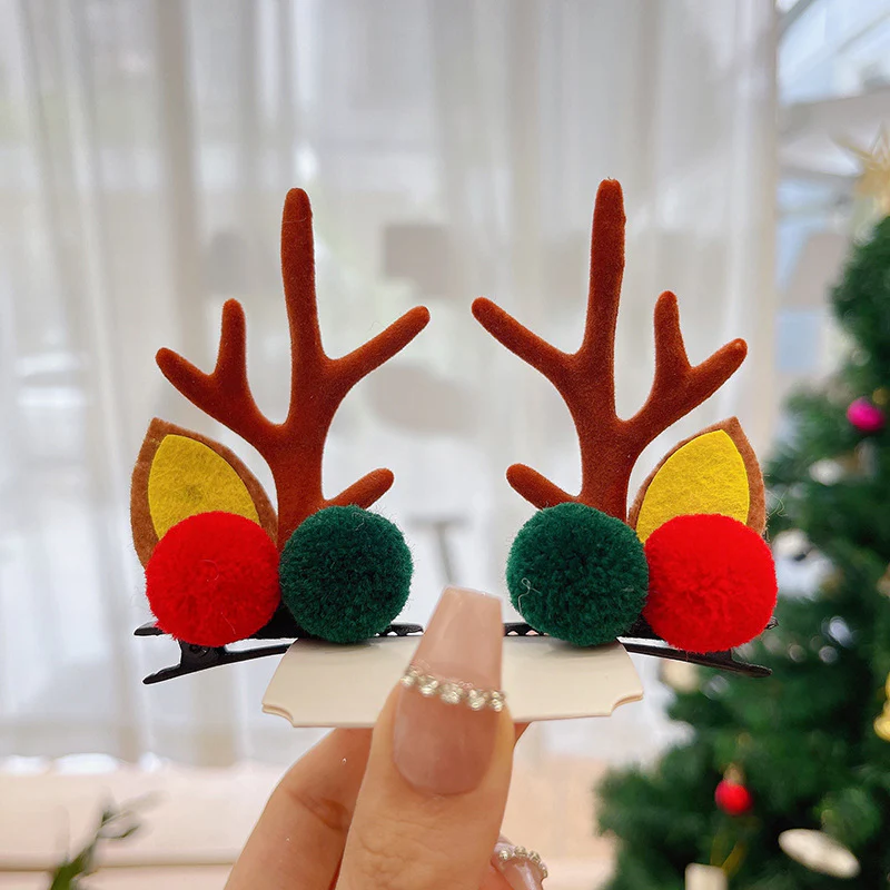 Reindeer Antlers Xmas Hair Clip - Image 11