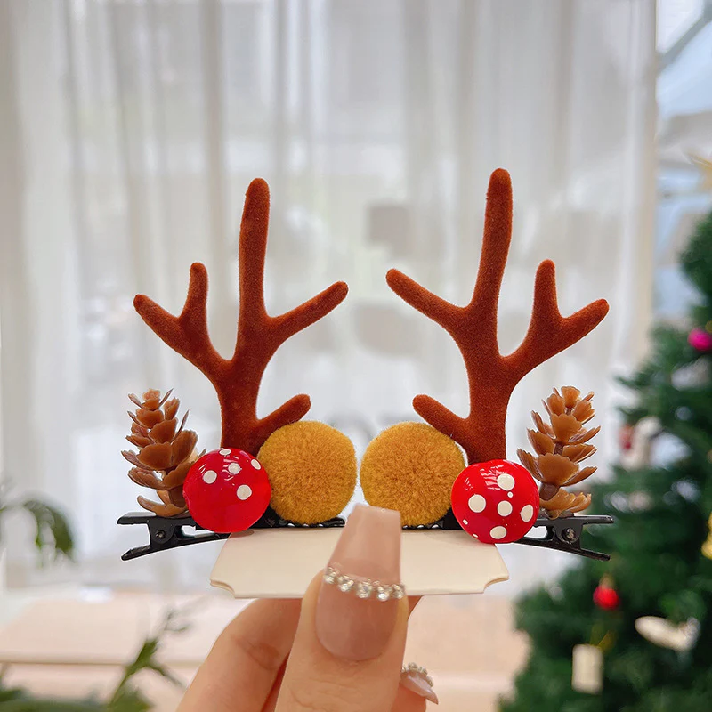 Reindeer Antlers Xmas Hair Clip - Image 14