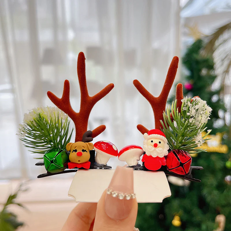Reindeer Antlers Xmas Hair Clip - Image 15