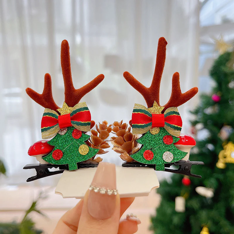 Reindeer Antlers Xmas Hair Clip - Image 17
