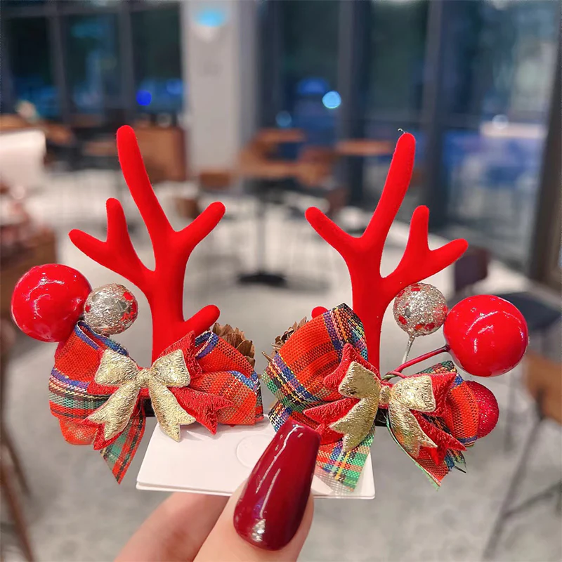 Reindeer Antlers Xmas Hair Clip - Image 18