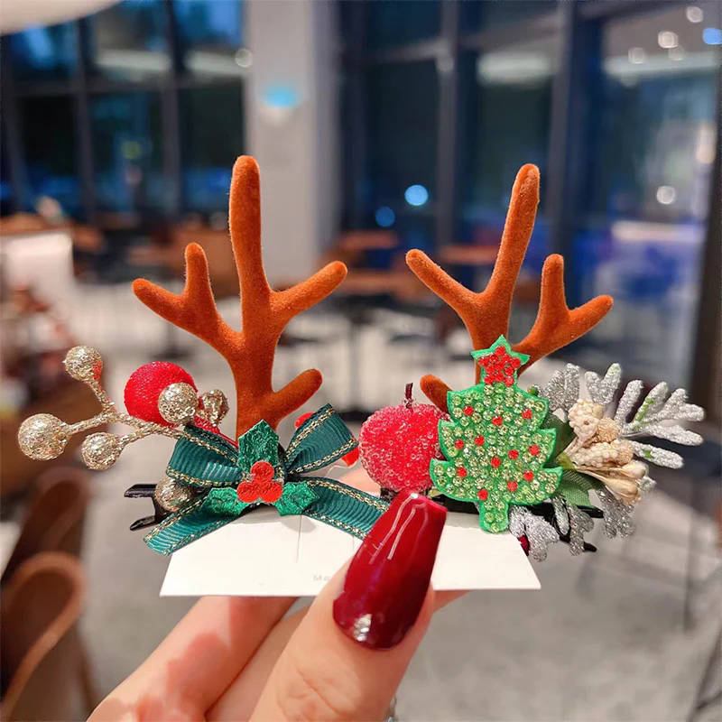 Reindeer Antlers Xmas Hair Clip - Image 19