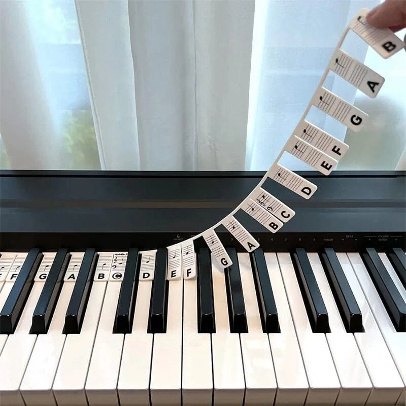 Removable Piano Keyboard Note Labels - Image 10