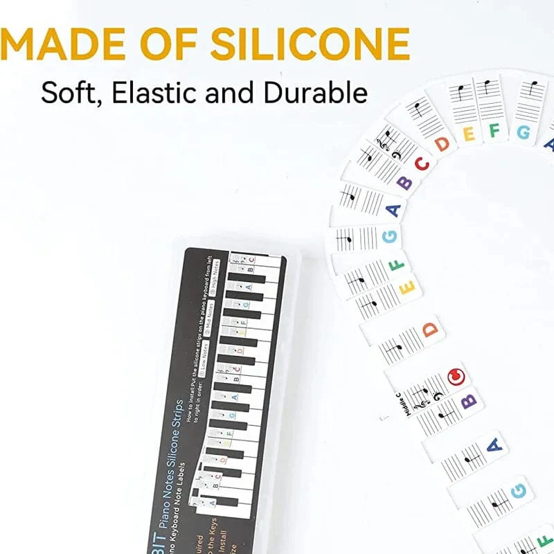 Removable Piano Keyboard Note Labels - Image 5