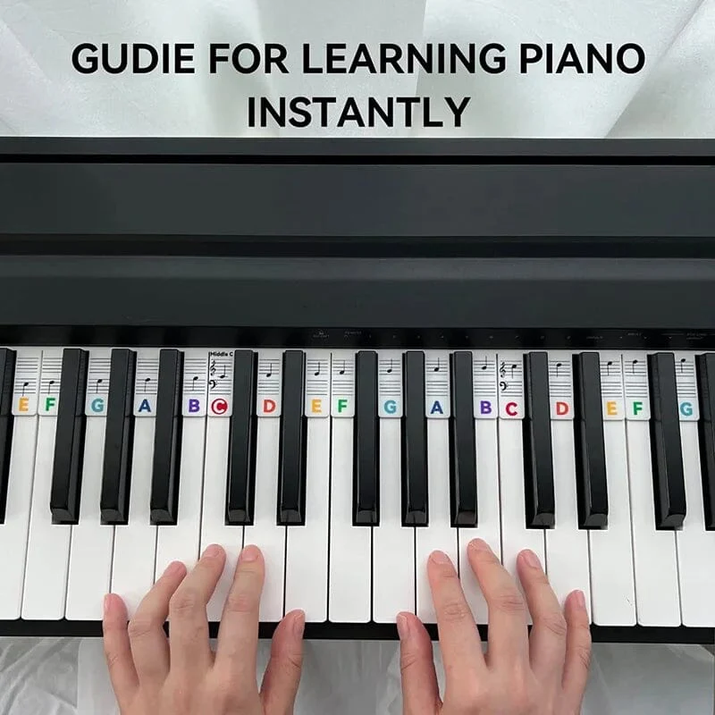 Removable Piano Keyboard Note Labels - Image 7