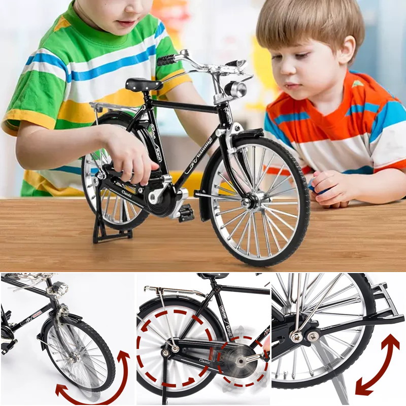 Retro Bicycle Model Ornament For Kids - Image 10