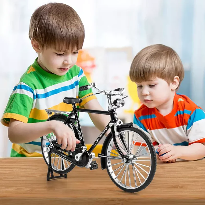 Retro Bicycle Model Ornament For Kids - Image 8