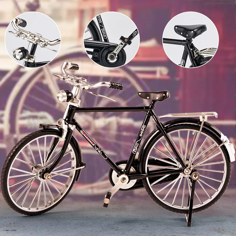 Retro Bicycle Model Ornament For Kids - Image 9