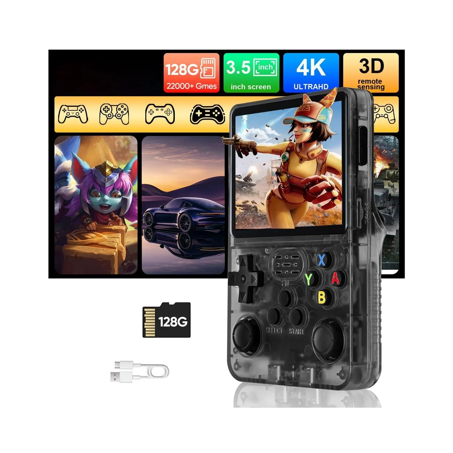 Retro Handheld Game Console Portable - Image 3