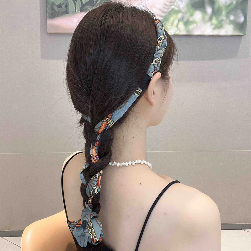 Retro Long Ribbon Headband - Image 3