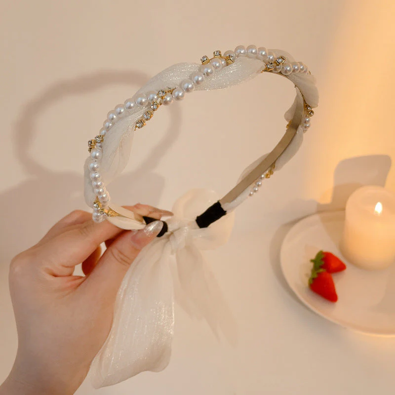 Retro Long Ribbon Headband - Image 9