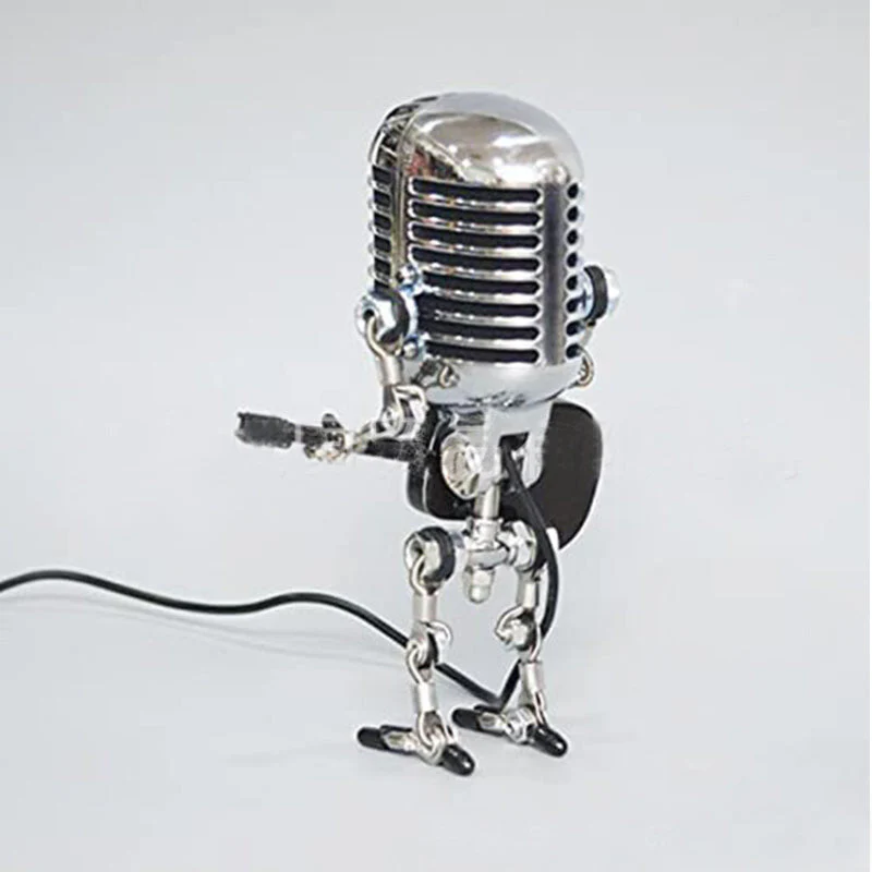 Retro Microphone Robot USB - Image 10