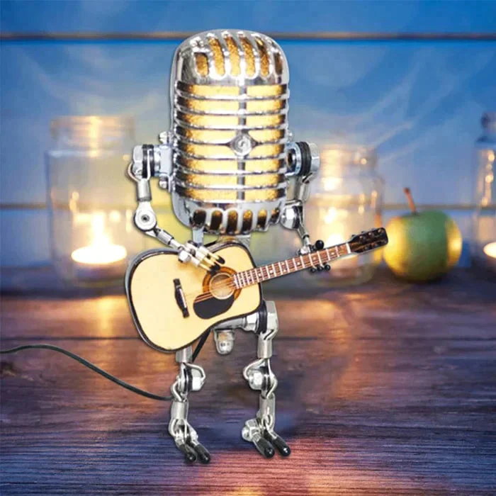 Retro Microphone Robot USB - Image 11