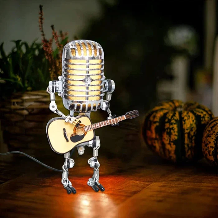 Retro Microphone Robot USB - Image 12