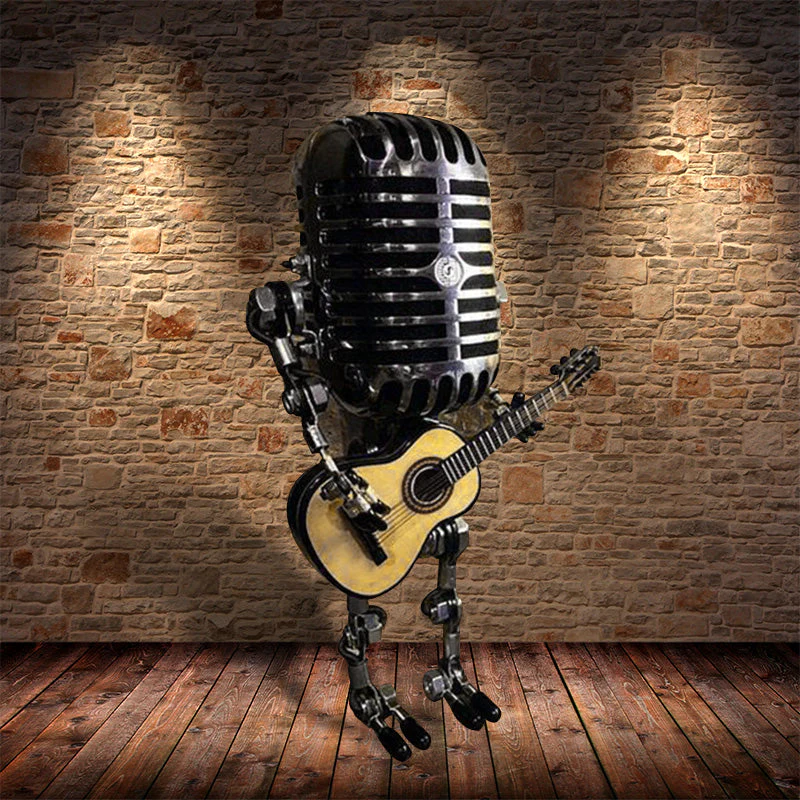 Retro Microphone Robot USB - Image 2