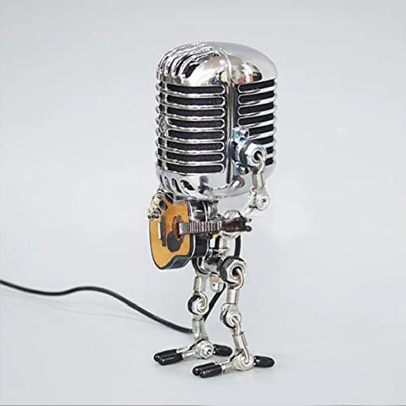 Retro Microphone Robot USB - Image 4