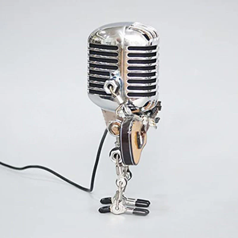 Retro Microphone Robot USB - Image 5