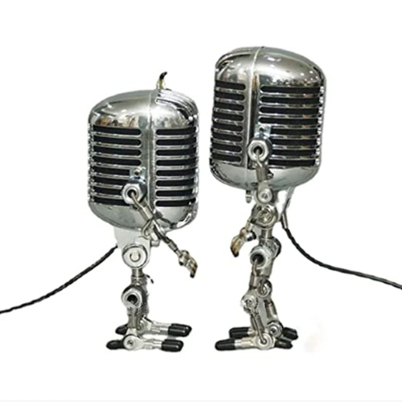 Retro Microphone Robot USB - Image 9