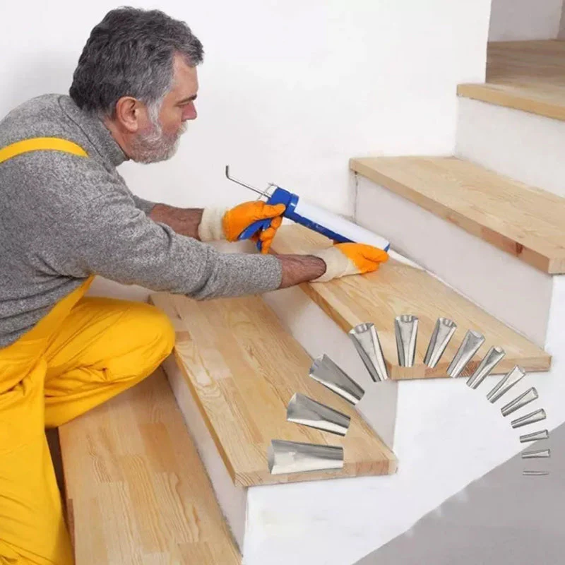 Reusable Caulking Nozzle Applicator Finishing Tool - Image 8