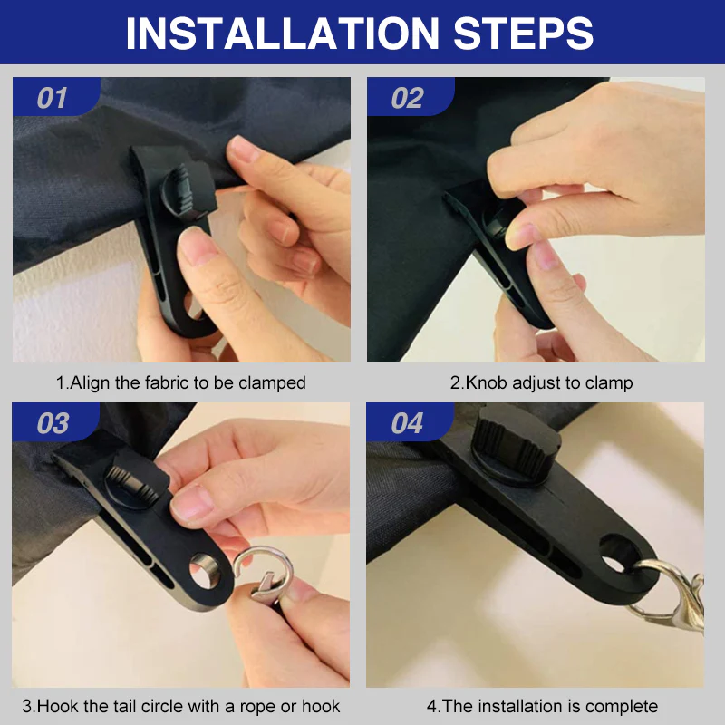 Reusable Heavy Duty Lock Clamps Clips - Image 8