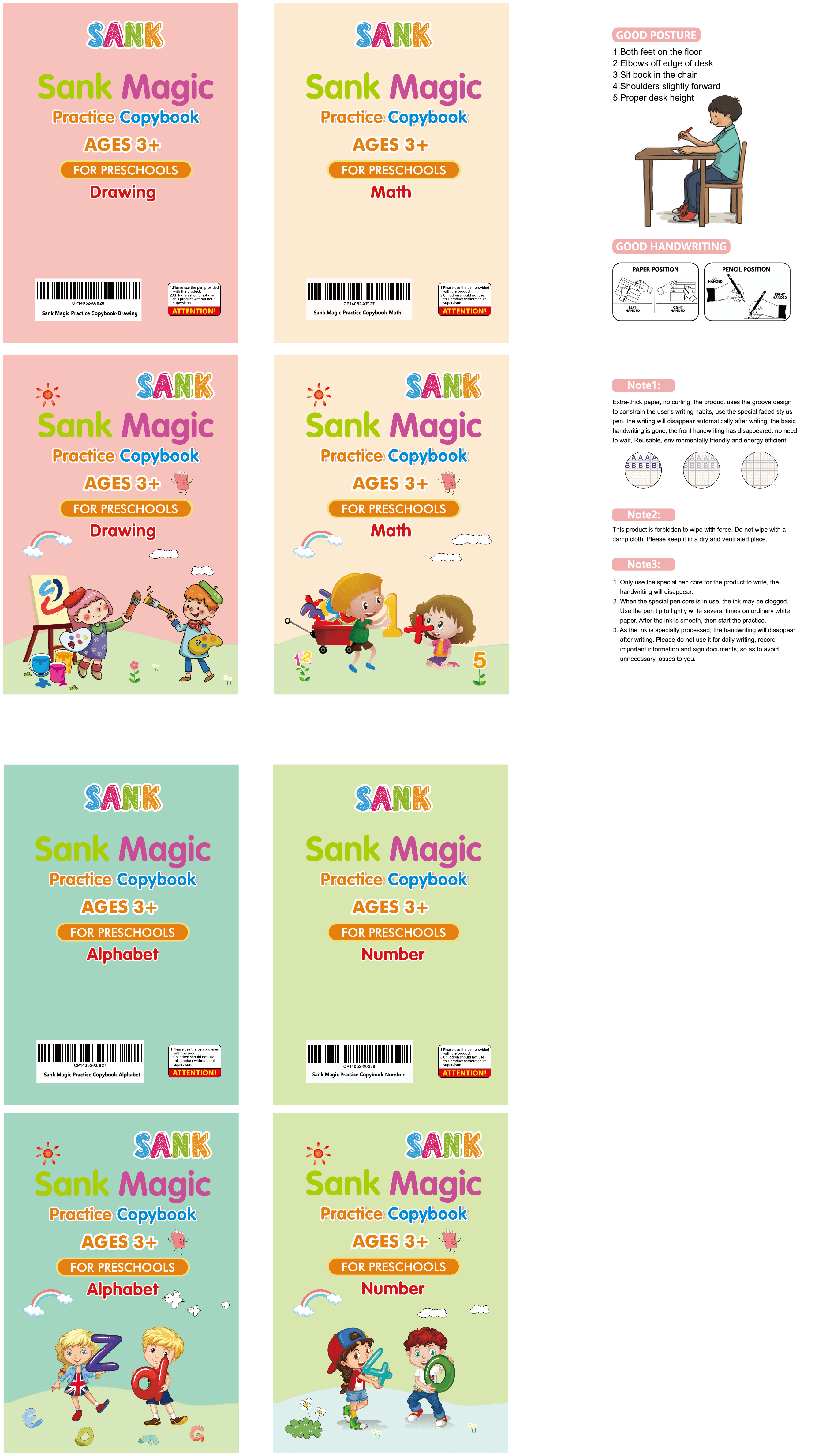 Reusable Magic Handwriting Practice Copybook - Image 3