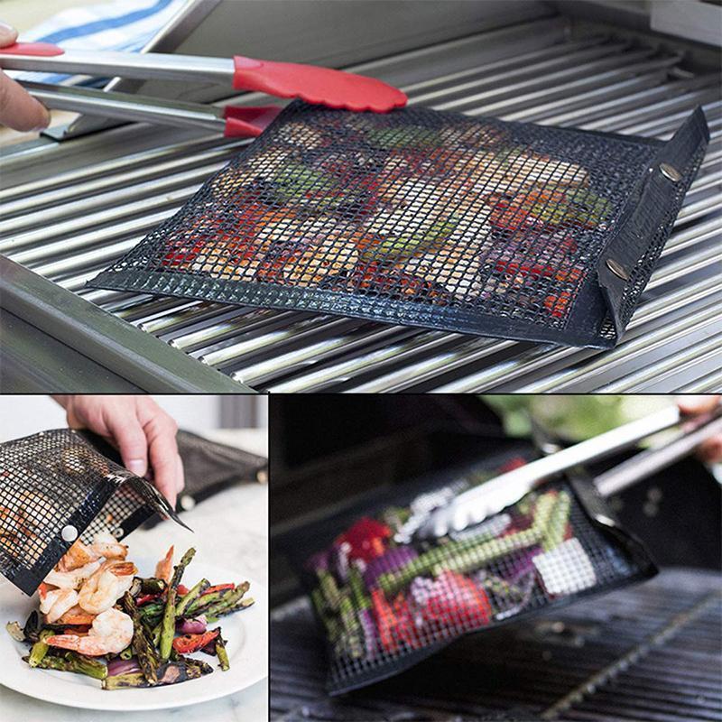 Reusable Non-Stick BBQ Mesh Grill Bags - Image 3