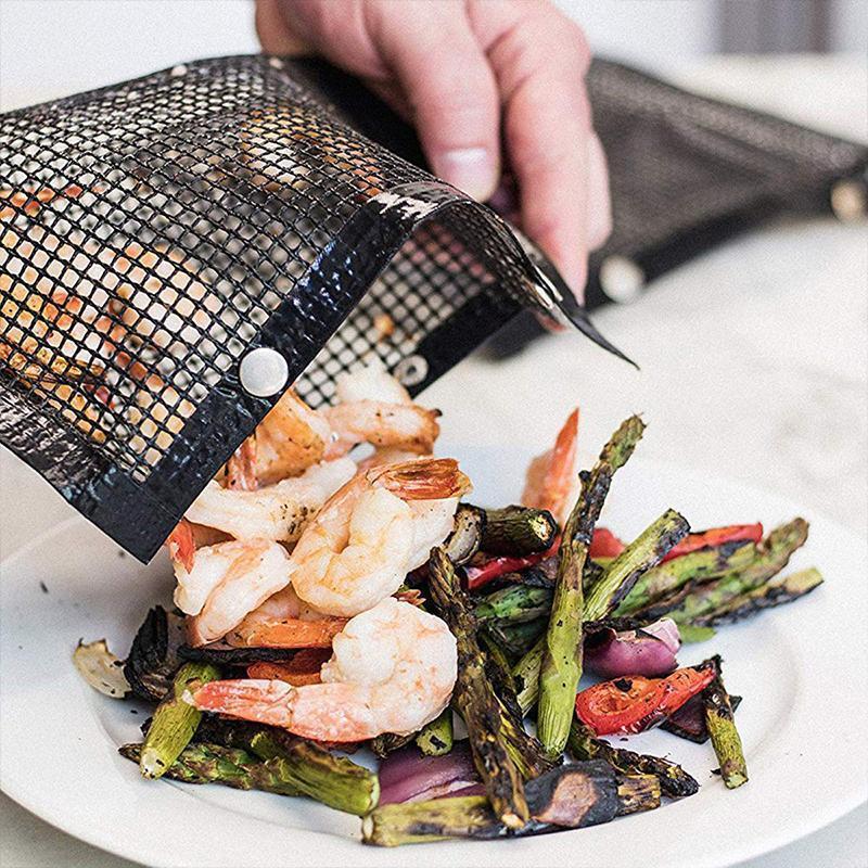 Reusable Non-Stick BBQ Mesh Grill Bags - Image 4