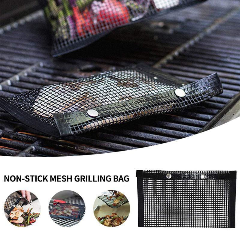 Reusable Non-Stick BBQ Mesh Grill Bags - Image 5