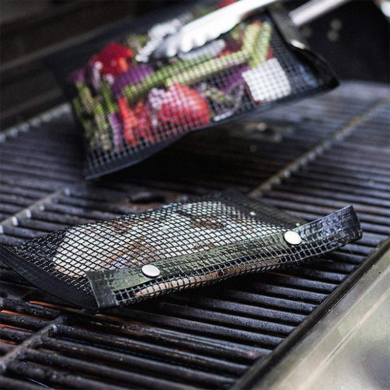 Reusable Non-Stick BBQ Mesh Grill Bags - Image 9