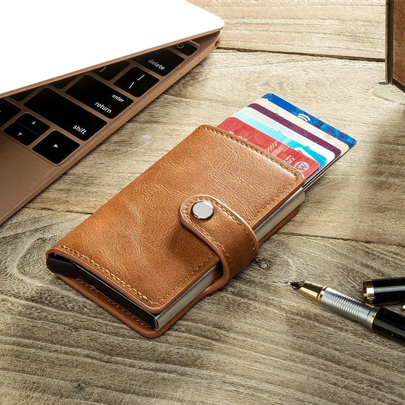 RFID Protection Leather Purse - Image 3
