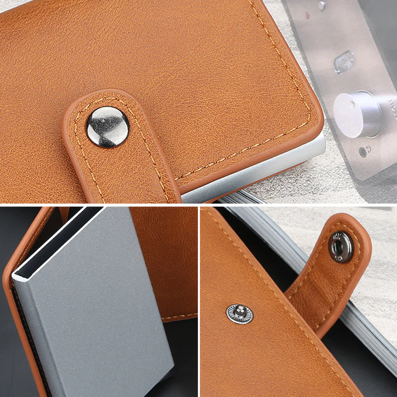RFID Protection Leather Purse - Image 4