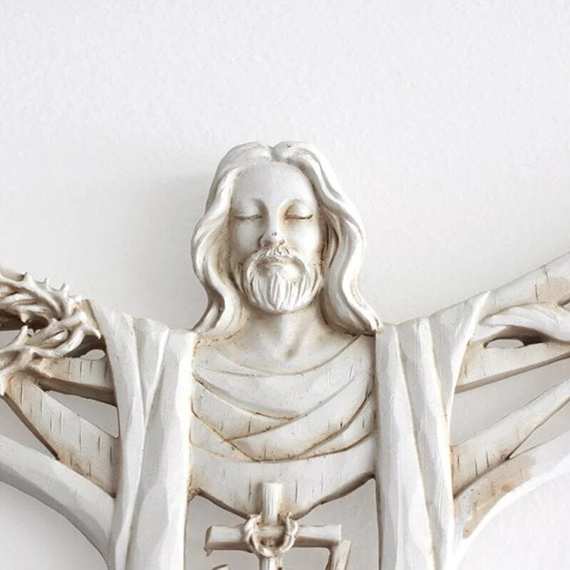 Risen Christ Wall Cross Jesus Figures - Image 3