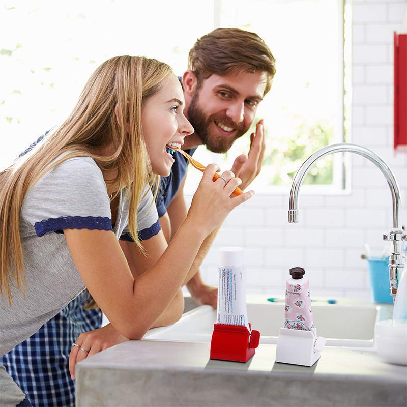 Rolling Tube Toothpaste Squeezer Toothpaste Holder Stand - Image 3