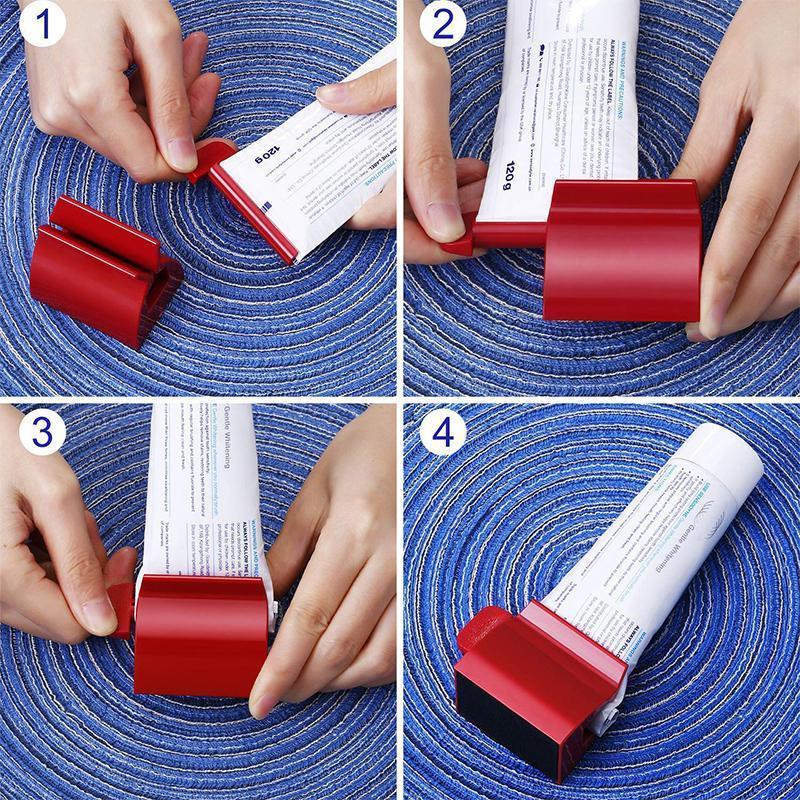 Rolling Tube Toothpaste Squeezer Toothpaste Holder Stand - Image 4
