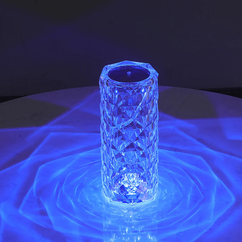 Rose Rays Crystal Diamond Table Lamp - Image 13
