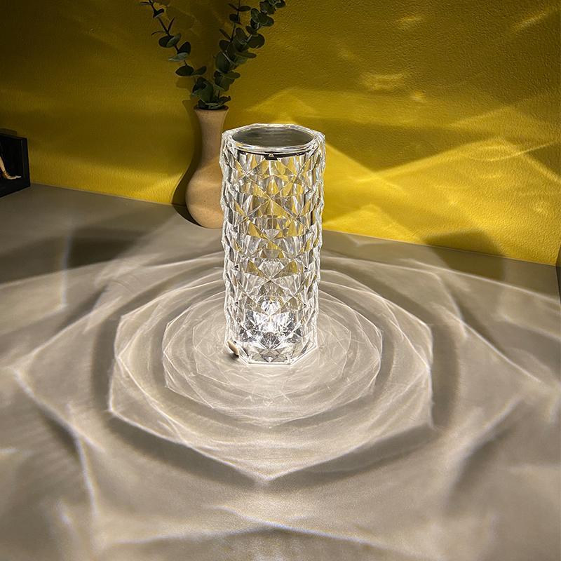Rose Rays Crystal Diamond Table Lamp - Image 14