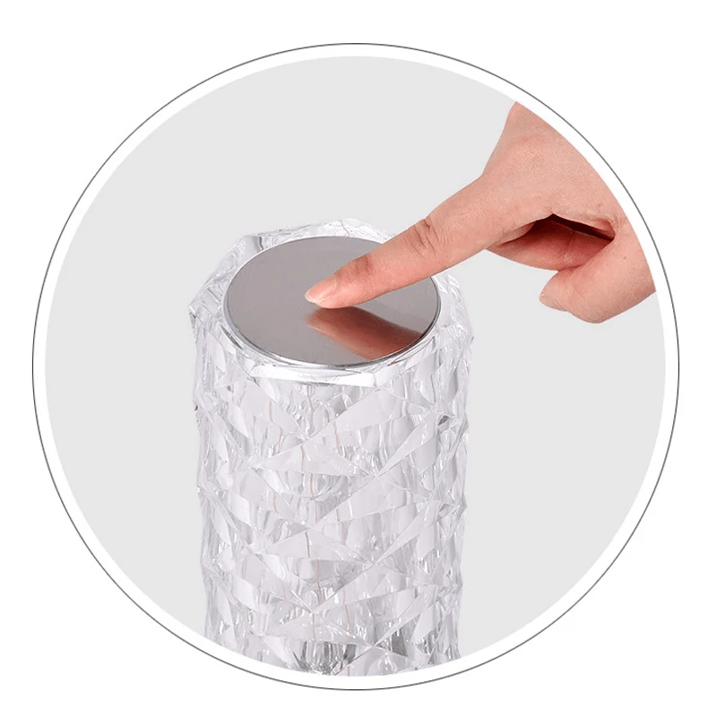 Rose Rays Crystal Diamond Table Lamp - Image 15