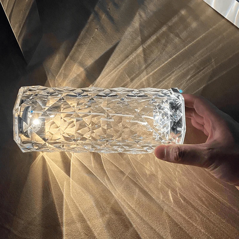 Rose Rays Crystal Diamond Table Lamp - Image 7