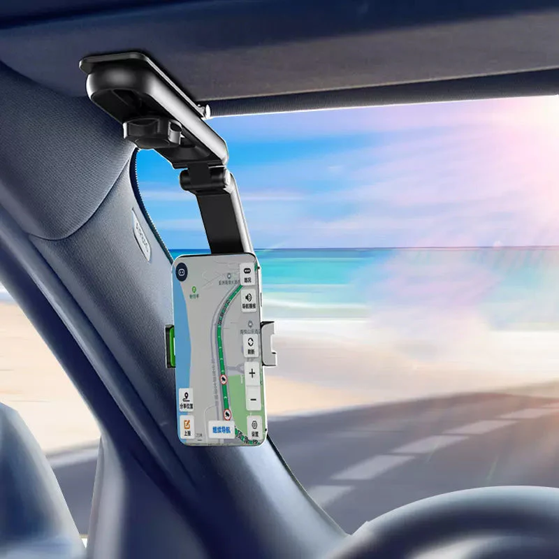 Rotatable Multifunctional Sun Visor Cell Phone Holder - Image 2