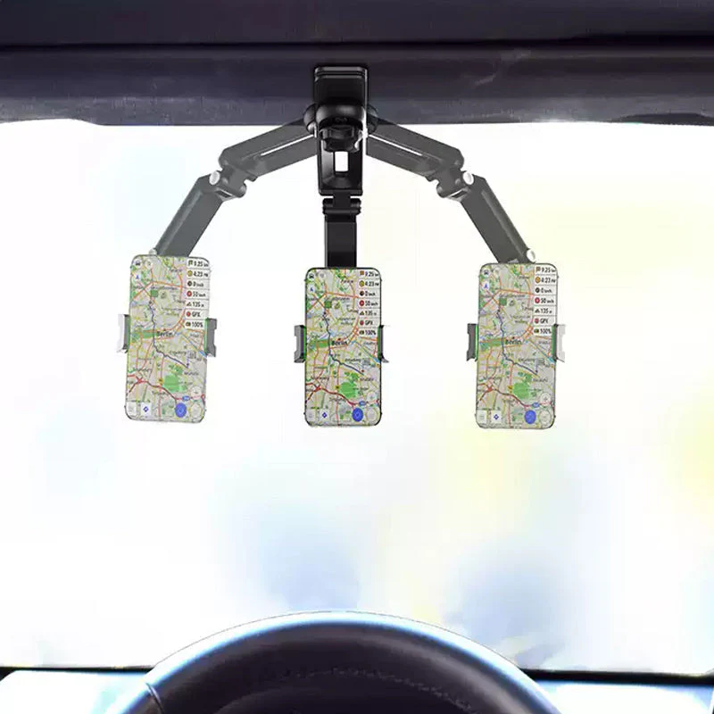 Rotatable Multifunctional Sun Visor Cell Phone Holder - Image 3
