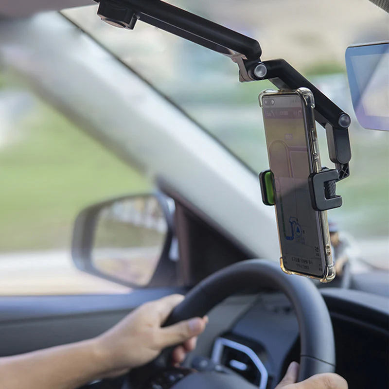 Rotatable Multifunctional Sun Visor Cell Phone Holder - Image 4