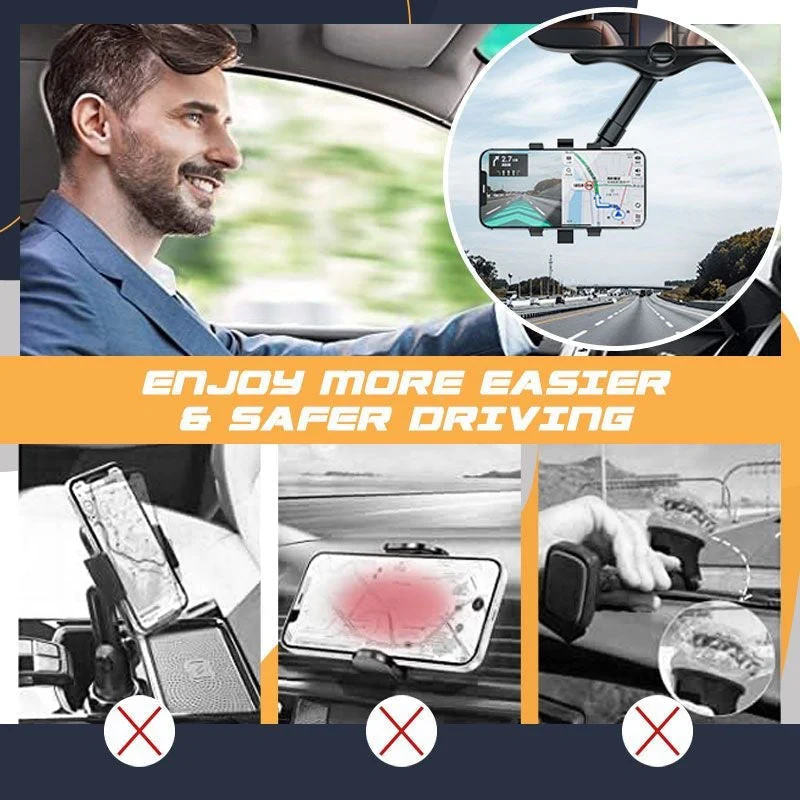 Rotatable & Retractable Car Phone Holder - Image 6