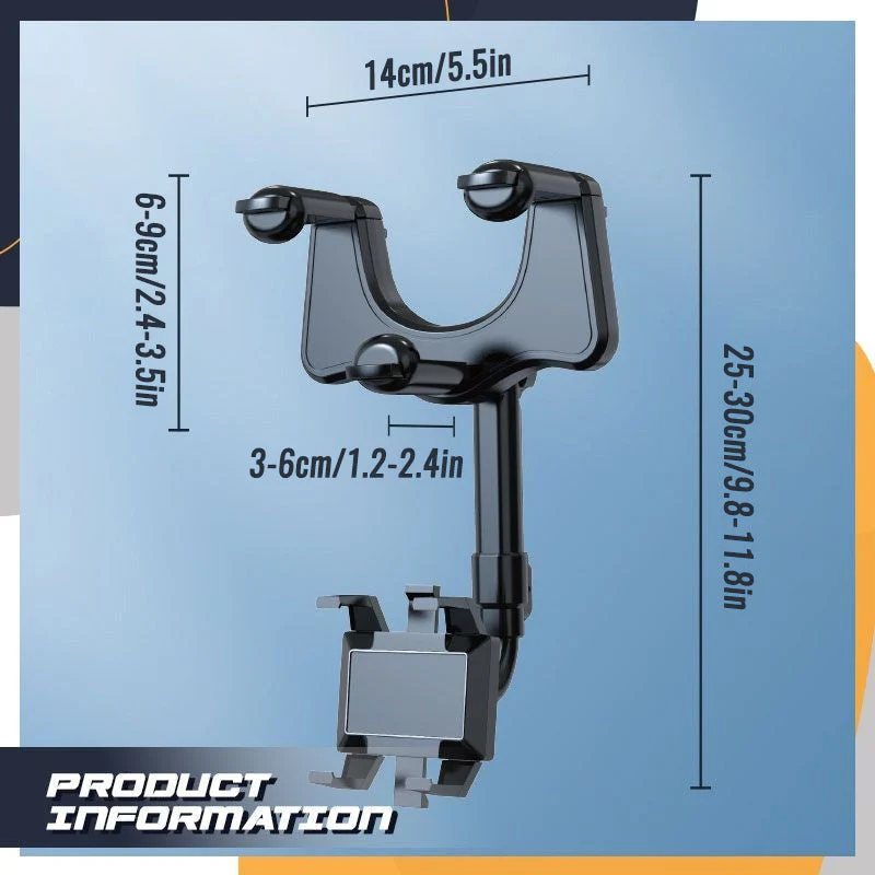 Rotatable & Retractable Car Phone Holder - Image 8