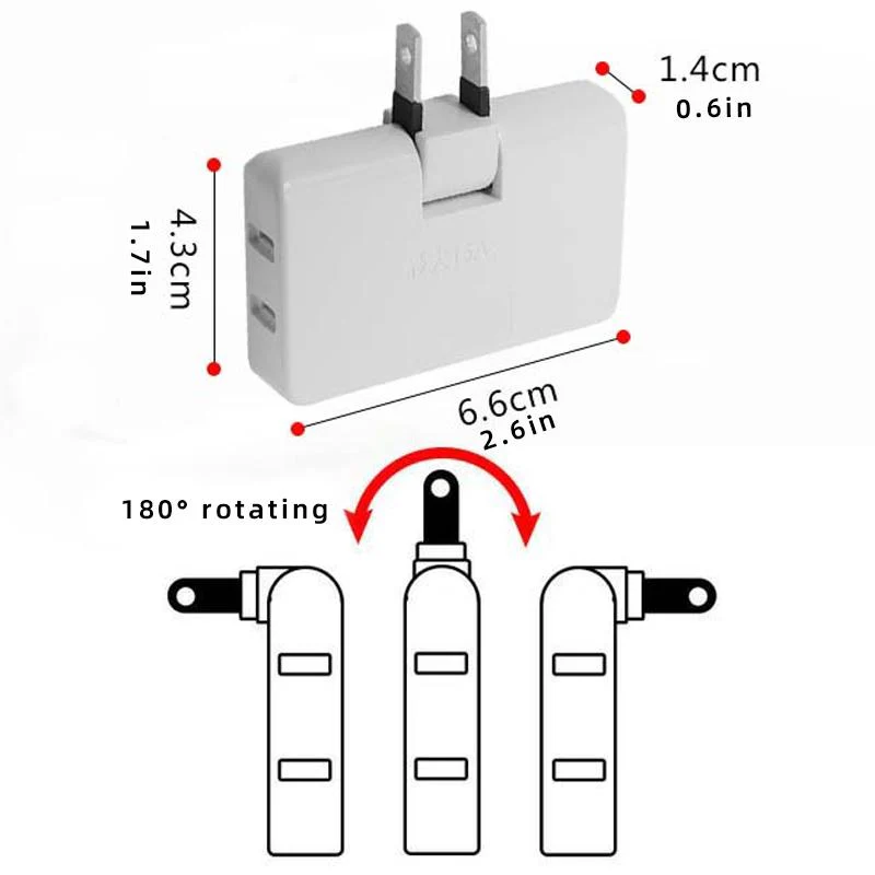Rotatable Socket Converter (3 PCS) - Image 6