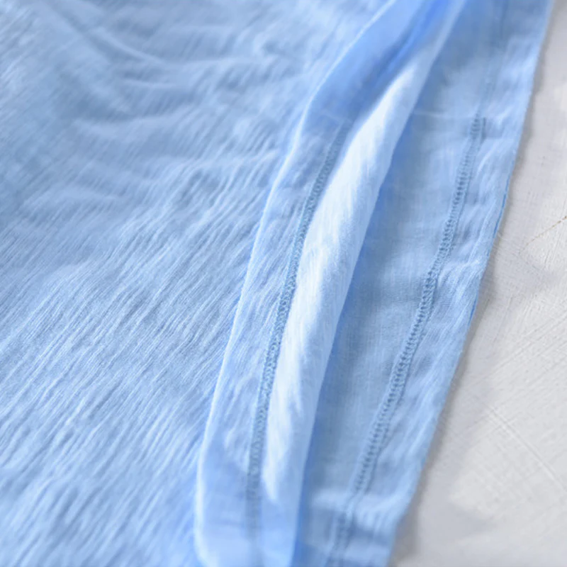 Round Neck Bamboo Cotton T-shirt - Image 9