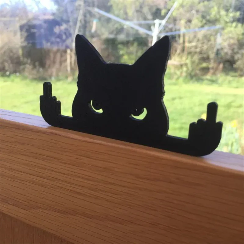 Rude Cat Middle Finger Prank - Image 5